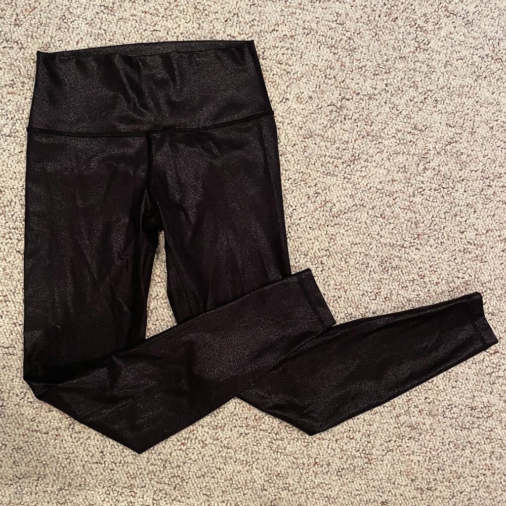 lululemon Align High-Rise Pant 28" Shine Black size 6